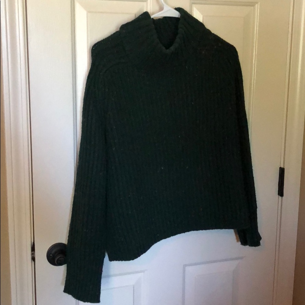 Urban Outfitters forest green mock neck sweater